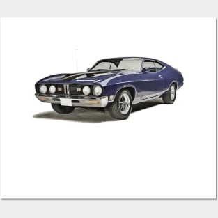 70s Ford Falcon Cobra Posters and Art